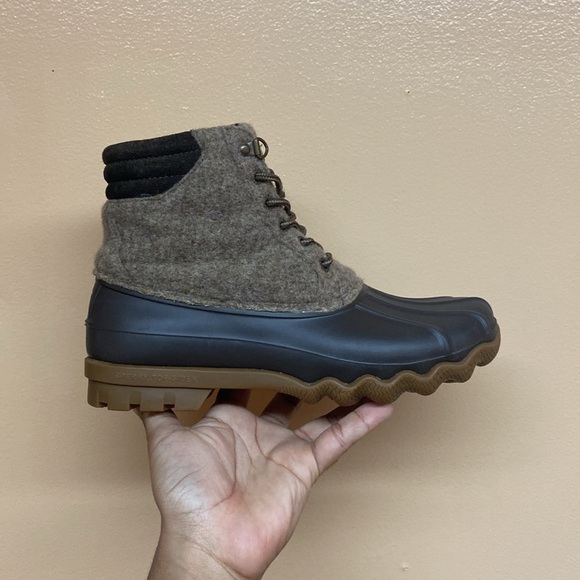 Sperry Top-Sider Avenue 3M Thinsulate Wool Rubber Duck Boots “Brown” - Picture 6 of 17